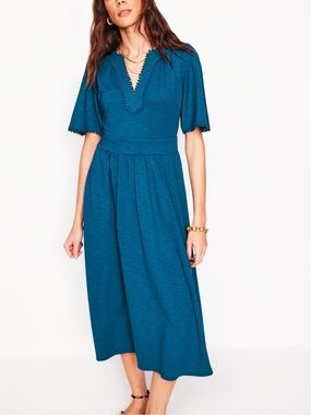 chinese dress ladies Boden Women's Kate Velvet Shirt Dress in Black main image 0